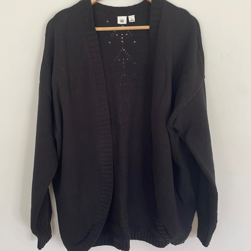 Tentree Anoba Cardigan | METEORITE BLACK